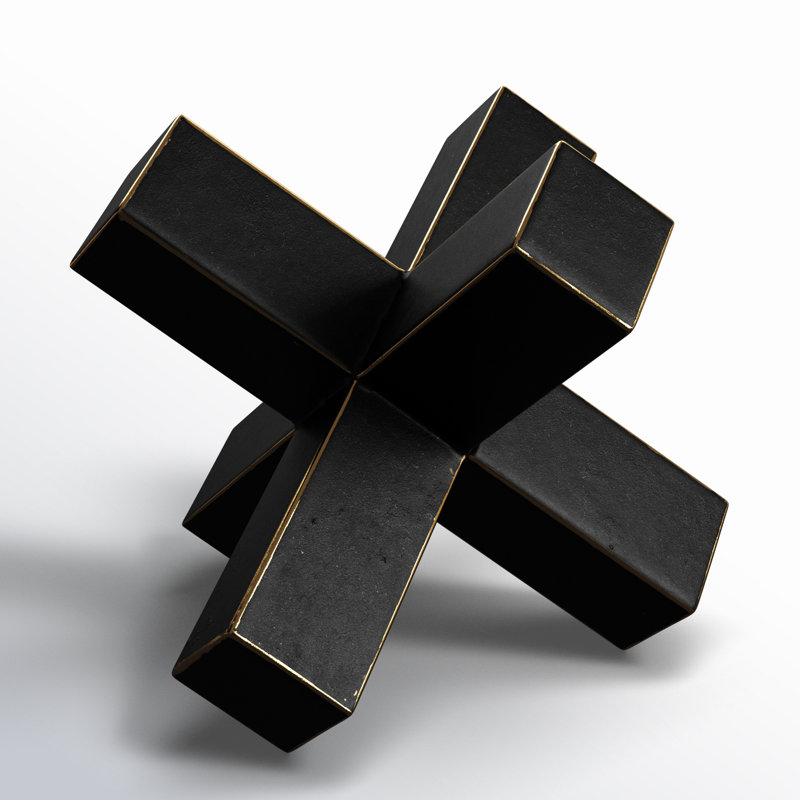 Halcott Abel Sculpture, 8" H x 8.5" W x 9.5" D