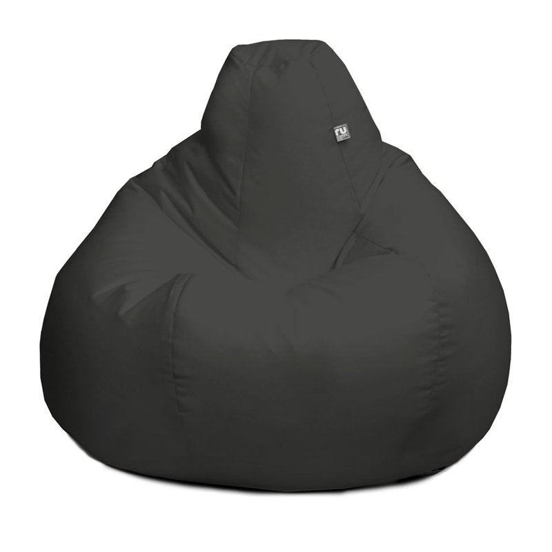 rucomfy Beanbags Extra Large Classic Outdoor Adult Bean Bag Chair. Home or Garden Gaming Seat Patio Furniture. Arrives Filled. Water & UV Resistant. Machine Washable - 70 x 110cm