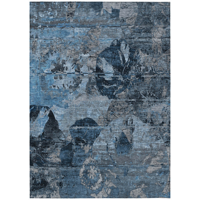 Caseville Abstract Indoor / Outdoor Rug, Rectangle 8' x 10'