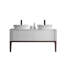 Ensemble de meuble-lavabo double 60 po Jaymie