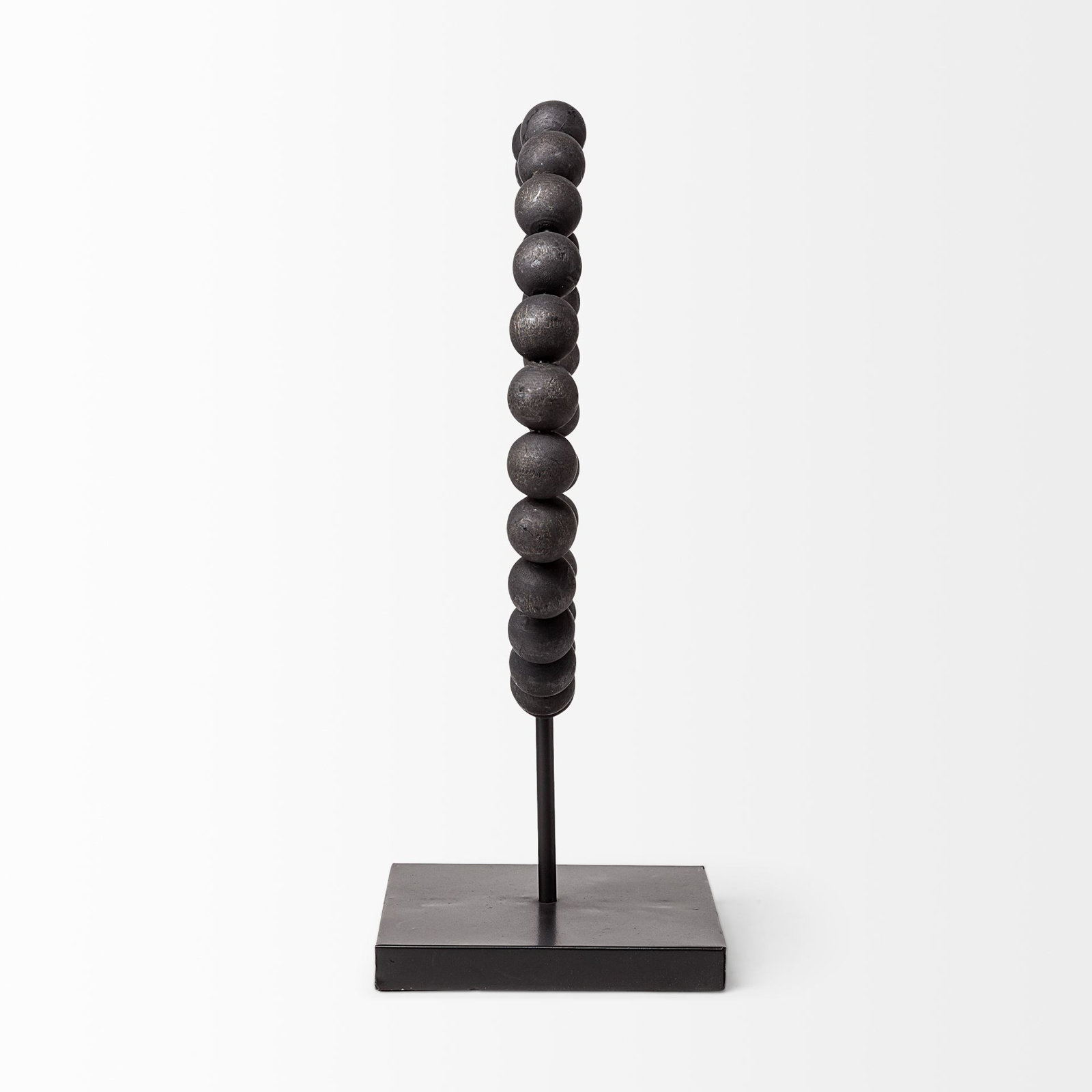 Shira Sculpture, Black, 16" H x 6" W x 11" D