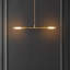 Luminaire suspendu linéaire à 2 lumières pour îlot de cuisine Khira