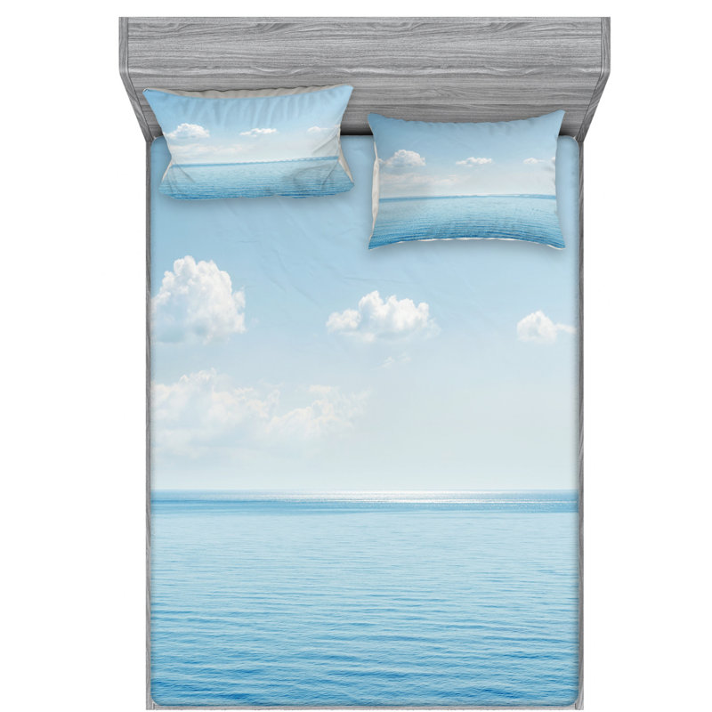 Microfiber Sheet Set, Full Sheet Set with Fitted Sheet