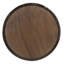 Décoration murale en bois de manguier de style transitionnel 20 po x 1,5 po avec cadre en bois de manguier massif pour la salle de bain
