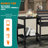 HDPE Tall Adirondack Chair Set with Removable Double Trays (Set of 2)-847770760