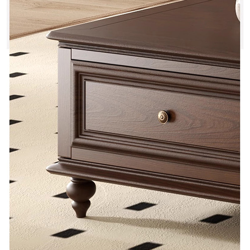 Table basse Retro, Brun