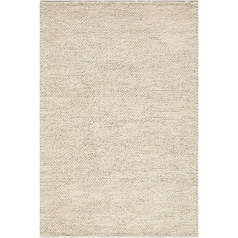 Moroccan Wool Hand Woven Area Rug, Ivory/Sandstone/Taupe, Rectangle 183 x 275 cm