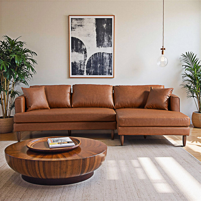 L-Shaped Sectional Sofa Right Facing