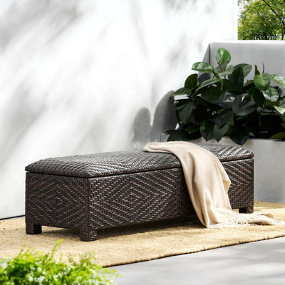 Banc de rangement avec repose-pieds Santiago