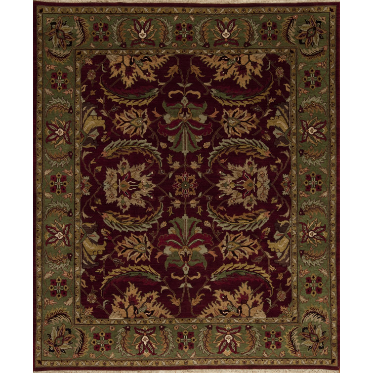 Mahal Hand Knotted Wool Area Rug