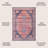 Lesandra Geometric Medallions Machine-Washable Terracotta/Navy Rug-1819636233