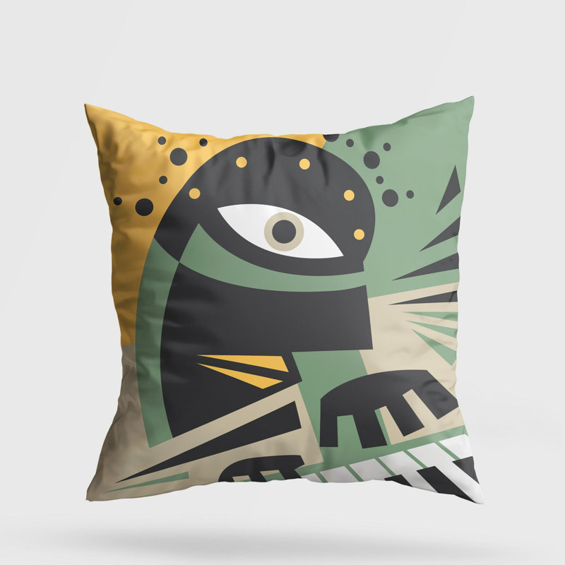 Premium Washable Cushion, 17.0 x 17.0 Inches, 50% Cotton / 50% Polyester, Silicone Filling, Concealed Zip | Soft, Comfortable & Ironable | Perfect for Home Decor, Living Room & Bedroom Accents