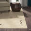 Tapis bleu marine / denim en laine tissé à plat à la main Fuchs Southwestern-743168943