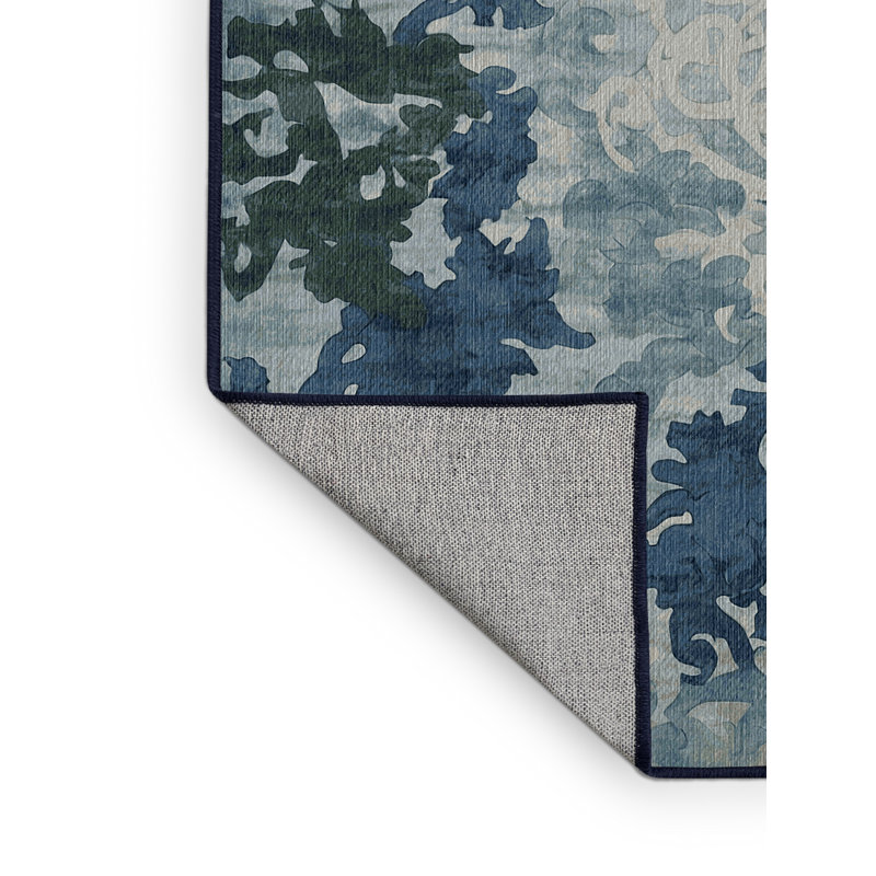 Tapis gris lavable à la machine GSIX03695, Carré 6 pi