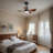 28' Ceiling Fans with Lights and Remote/APP Control, Low Profile Ceiling Fans with 5 Reversible Blades 3 Colours Dimmable 6 Speeds Ceiling Fan for Bedroom Kitchen-467916284