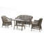 Divona Rectangular 5 - Person Dining Set