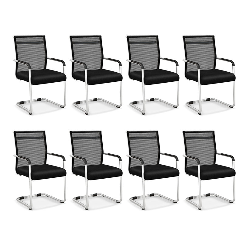 Ensemble de 8 chaises de bureau Costway
