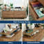 Commode avec tablette ouverte et quatre tiroirs