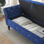 Banc de rangement en velours Larain-1869841135