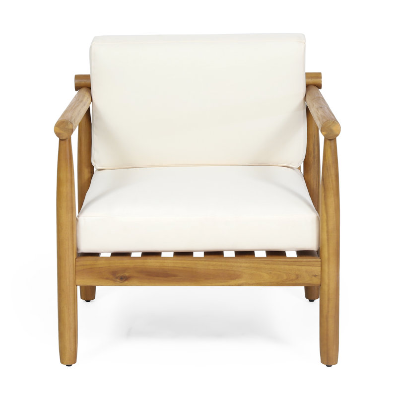 Chaise de patio avec coussins