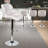 Amon Swivel Upholstered Adjustable Height Counter Stool with Metal Frame-1480521323