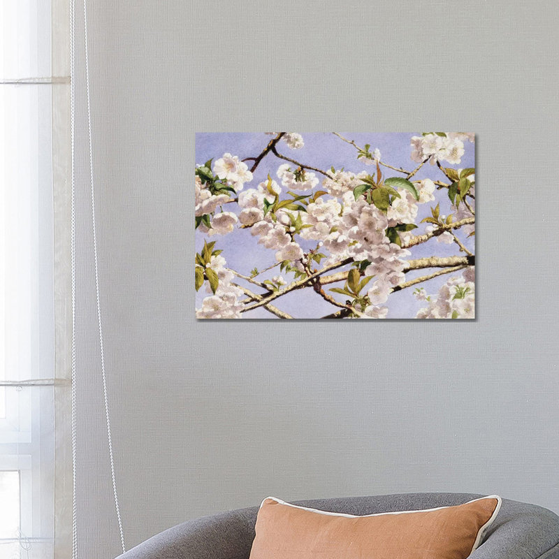 Apple Blossoms 1 Piece Wrapped Canvas Painting, 66.04 cm H x 45.72 cm W x 1.91 cm D
