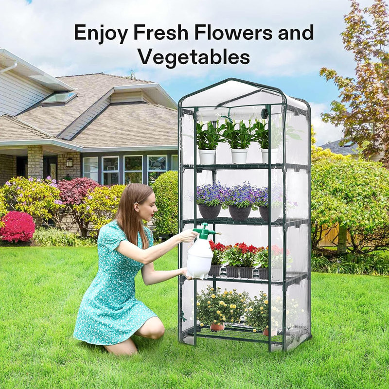 27' W x 19' D 4-Tier Greenhouse