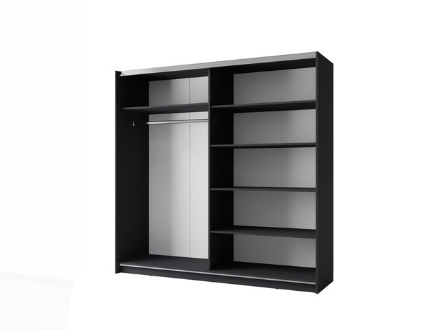 Laminate Wardrobe, Graphite Grey