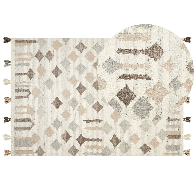 Novello Geometric Hand Woven Area Rug, Rectangle 160 x 230cm