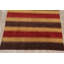 Tapis unique en laine noué à la main Gabbeh nouvel âge de 8 pi 1 po x 10 pi 3 po rouge / brun Harto