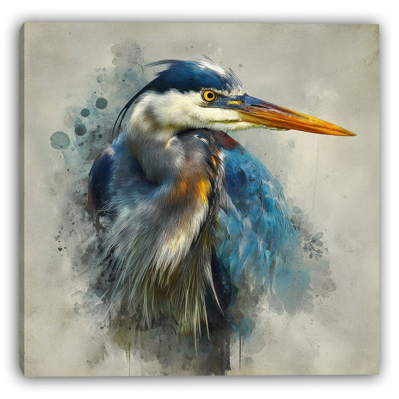 Close-Up Blue Heron