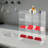 Countertop Clear Acrylic Test Tube Holder Organizer