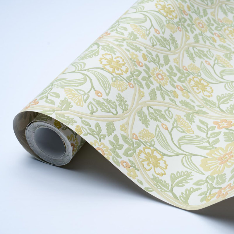 Garden Guild Wallpaper, Orange