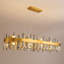 Lustre moderne 20 lumières à intensité variable avec détails en cristal Kacy-1074812953-1127449443
