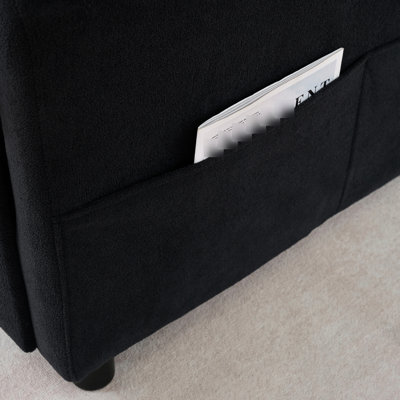 Chenille multifonctionnelle se transformant en lit, 8 roues lisses convertissant le mécanisme coulissant pour grand lit