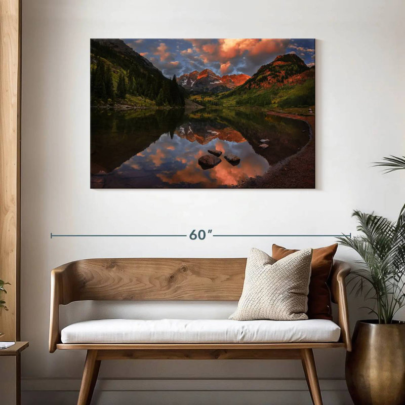 Alvord Maroon Bells Lake, H 30 po x l 45 po