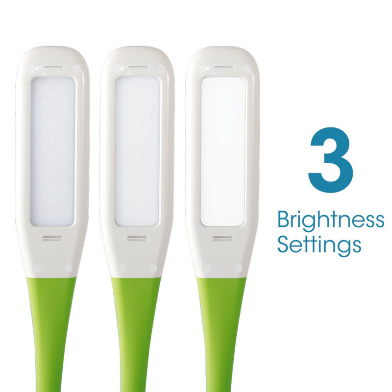 OttLite Organize LED Desk Lamp with USB Charging Port - Adjustable, Desk Light with Storage