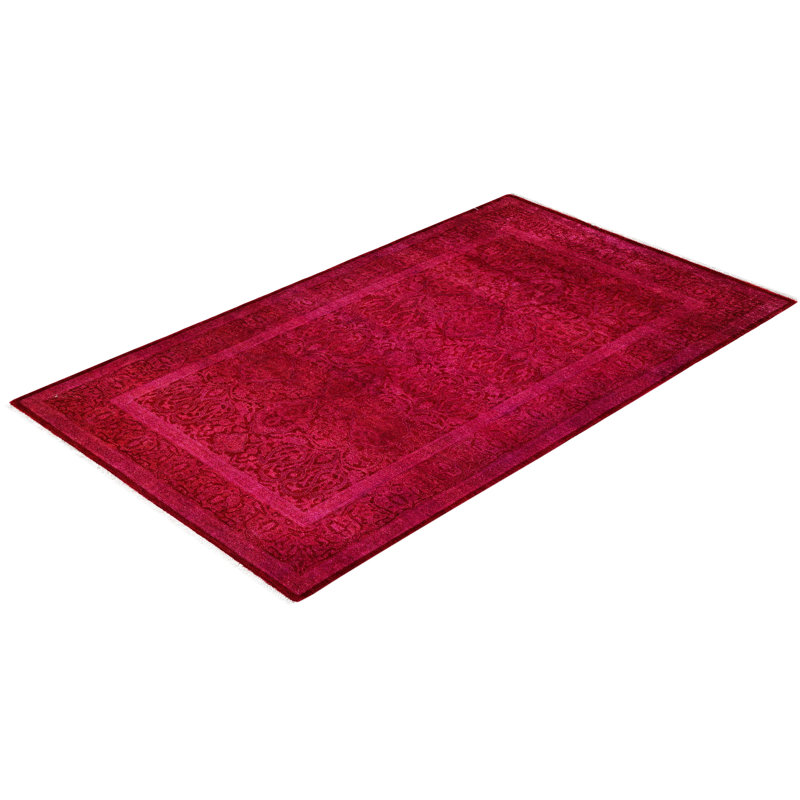 Tapis unique en laine 3 pi 2 po x 5 pi 4 po Huckaby