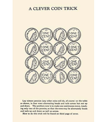 « a clever trick trick » par harry houdini-impression de publicités