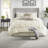 Ivory 7-piece Bedding Sets, Elegant Tufted Design For Home