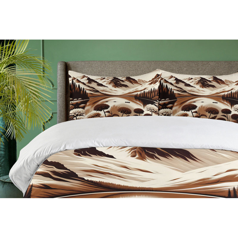 Lake Duvet Cover, King Duvet Cover + 2 Standard Shams