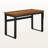 Wera Brown Finish Height Adjustable Computer Desk With Metal Leg, 29.22" H X 47.07" W X 23.48" D