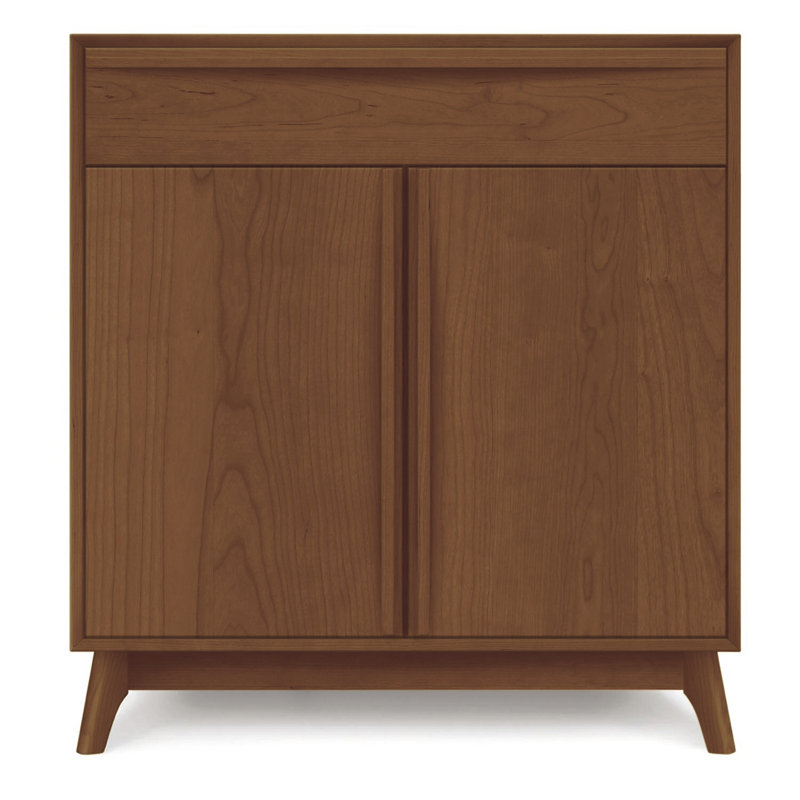 Catalina 33.5'' W Solid Wood Server, Saddle Cherry