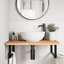 Bryonny 80cm Solid Wood Bathroom Vanity Top-1784142091