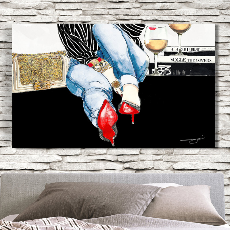 « waiting on you », reproduction d’impression sur toile tendue, H 28 po x l 48 po, Toile tendue