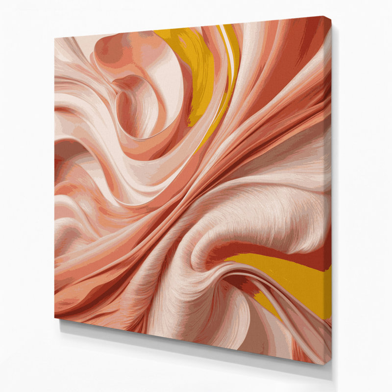 Art mural sur toile Lyrical Abstraction 79, H 8 po x l 8 po