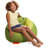 Animal Bean Bag Chair Structured Comfy, Cozy and Soft Filled Kid Bean Bag Lounger Seat for Gaming, Reading and Watching TV, for Children, Multiple Faux Fur Animal Chair Designs-2058743441