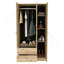 Armoire trois portes Clark, chambre, chêne clair-282032638