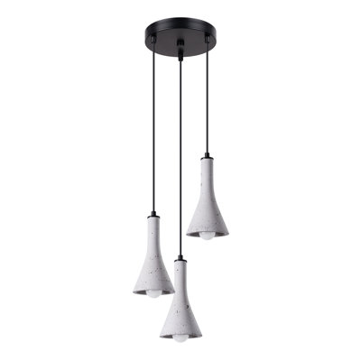 Boff 3 - Light Satin Black Pendant