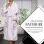Peignoir mi-mollet en ratine 100 % coton avec poches Finnian-22181945-22181935
